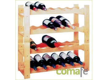 Botellero pino 70x70x28 di821
