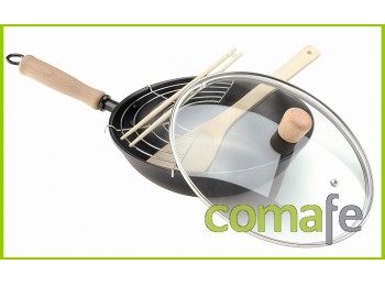 Wok hierr 28cmc/tapa 315010100