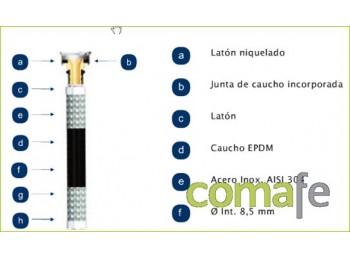 Latiguillo calef m3/4-h3/4 40