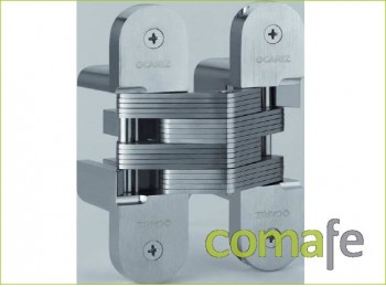 Bisagra embutir inox 118mm 2pz