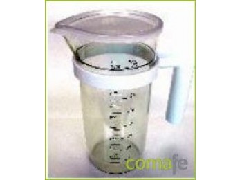 Jarra medid plast c/tapa 1,2l
