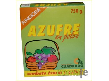 Azufre en polvo caja 750gr