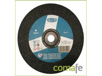Disco corte inox  tyc 230x2x22