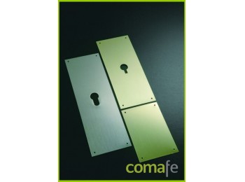 Placa inox c/boc.fac 80x80
