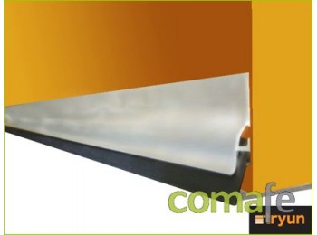 Burlete alu c/t labio 92 plata