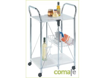 Camarera pleg cocina blanco