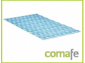 Alfombra ba?o 70x36 azul