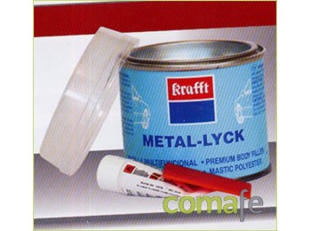 Masilla poliester 250ml metal-