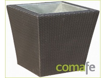 Macetero rattan 57x57cm