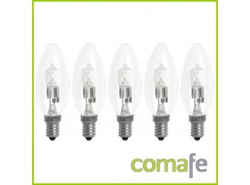 Lampara halogena eco vela e14