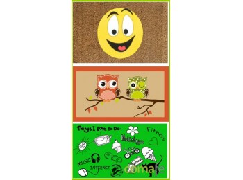Felpudo coco blanco 40x70 5518