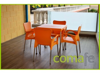 Sillon resina patas aluminio n