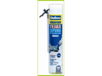 Espuma poliuretano tejas gris