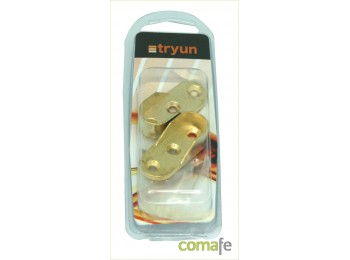 Soporte lateral oval zamak 15m