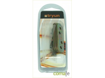 Placa recta union 60mm bicroma