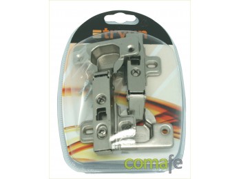 Bisagra cazoleta clip recta 35