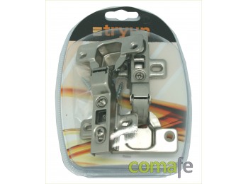 Bisagra cazoleta clip acodada