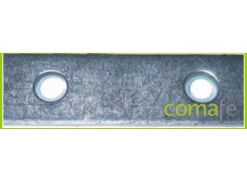 Placa cartela 30x13mm zn