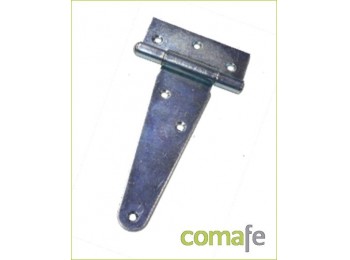 Bisagra forma t 100mm zn 10 pz