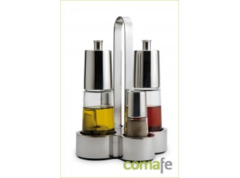 Vinagrera a/inox 4pz. mod.bell
