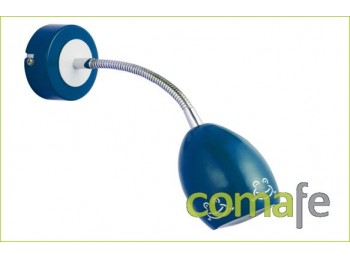 Aplique azul  24x25  gu10 9w