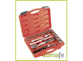 Llave vaso juego 48 pzas 1/2´