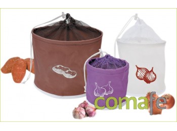 Set de tres bolsas de almacena
