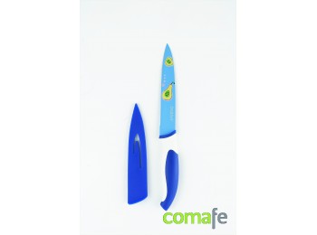 Cuchillo ac. esm. azul peras 5