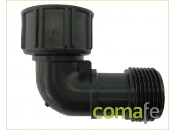 Colector pp codo rosca loca 1´