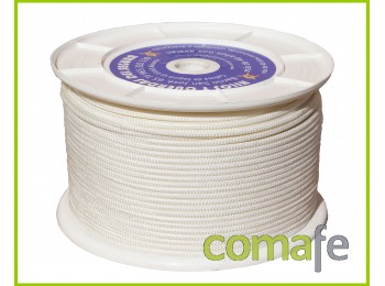 Cuerda nylon aguja 5,0mm blanc