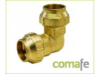 Codo doble tuerca exterior 32x