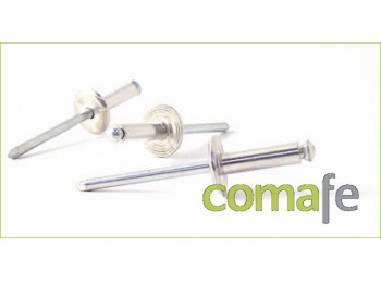 Remache flor cabeza ancha 4,8x