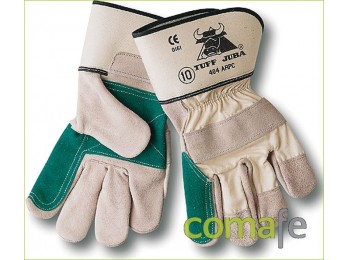 Guante serr/lona gr/ver l09 40