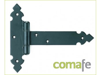Bisagra golfo 30cm negro 10pzs