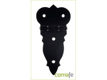 Bisagra pala de 38cm negro 25p