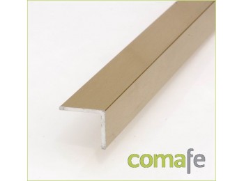Angulo aluminio oro 15x15 3mt