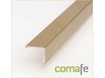 Angulo aluminio oro 20x20 3mt