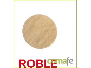 Cubretornillos adhesivo roble