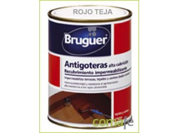 Pintura antigoteras mate rojo