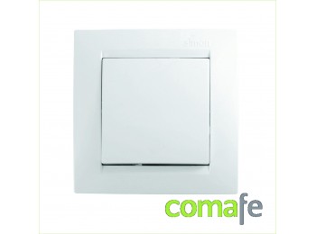 Pulsador blanco simon 15 f1590