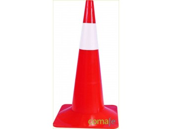 Cono se?alizacion 50cm con ban