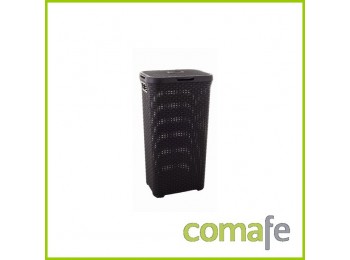 Cesto ropa c/tapa 40l chocolat