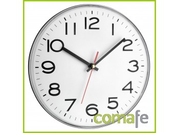Reloj pared esfe.blan.280x40 m