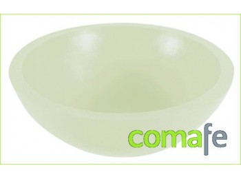 Cuenco cera blanco p/vela 90x2