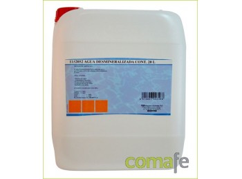 Agua destilada garrafa 20 lt.