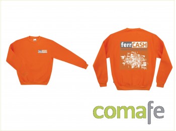 Sudadera m 100%alg. ferrcash n