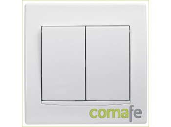 Interruptor/conmuta doble bl a