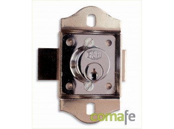 Cerradura puerta laton cromado