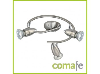 Lampara espiral 3xgu10 niq-mat