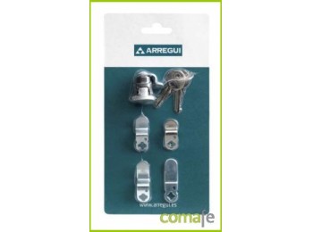 Cerradura cartero cromada cer1